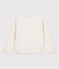 Cardigan bambina in tubique beige MONTELIMAR CHINE