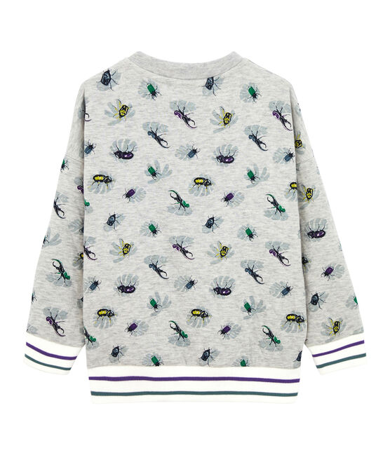 Felpa bambino grigio BELUGA/bianco MULTICO