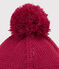 Cappellino bambina rosa POPPY