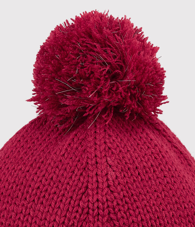 Cappellino bambina rosa