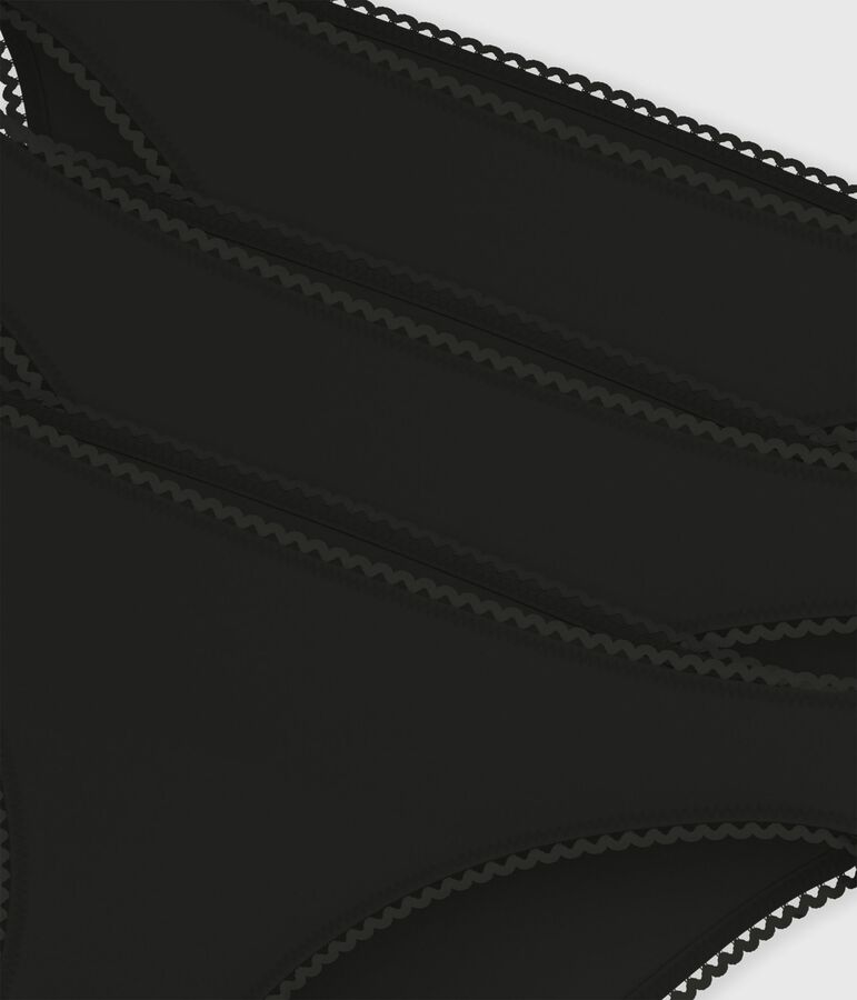 Confezione di slip da donna in cotone ed elastan multicolore