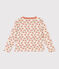 Cardigan fantasia in tubique trapuntato bambina bianco AVALANCHE/ MULTICO