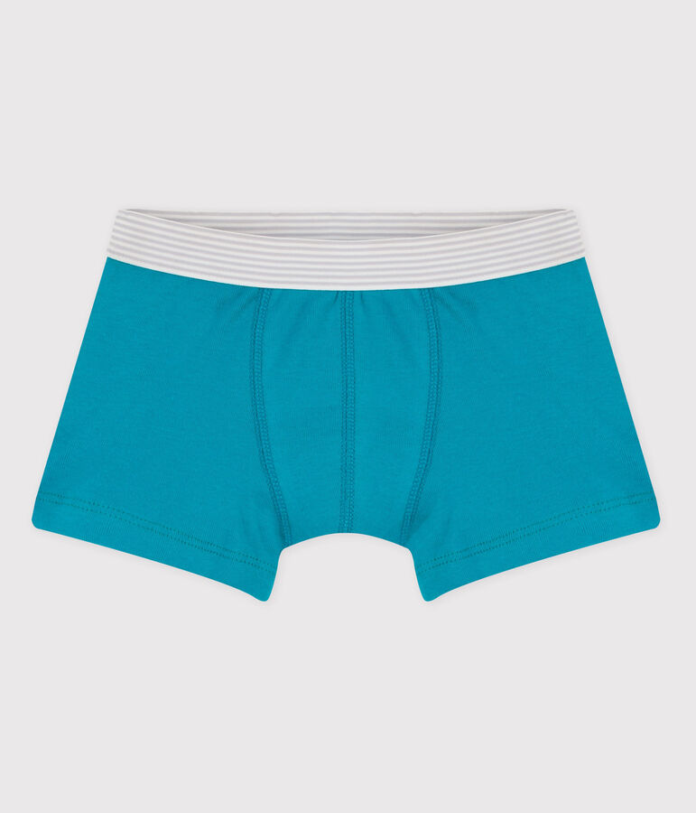 Boxer bambino cotone verde