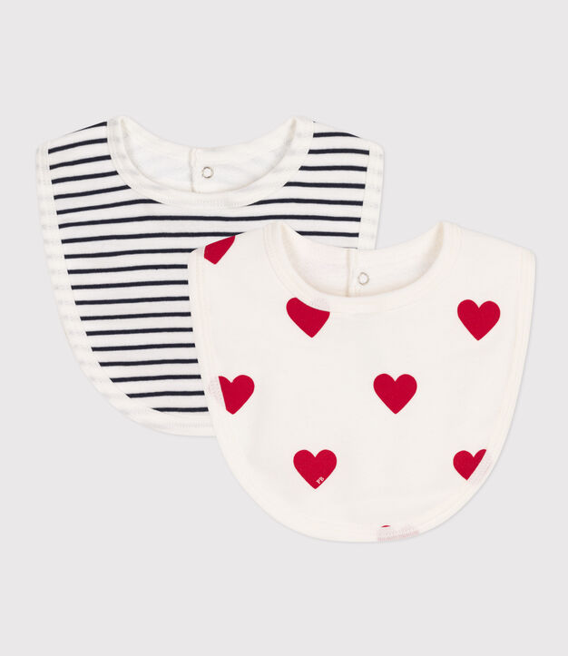 Set di bavaglini in cotone per neonati multicolore
