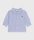 Camicia bebè in popeline a righe