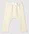 Pantaloni  per beb&egrave; in jersey spesso ecru