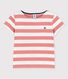 T-shirt a maniche corte in cotone bambina