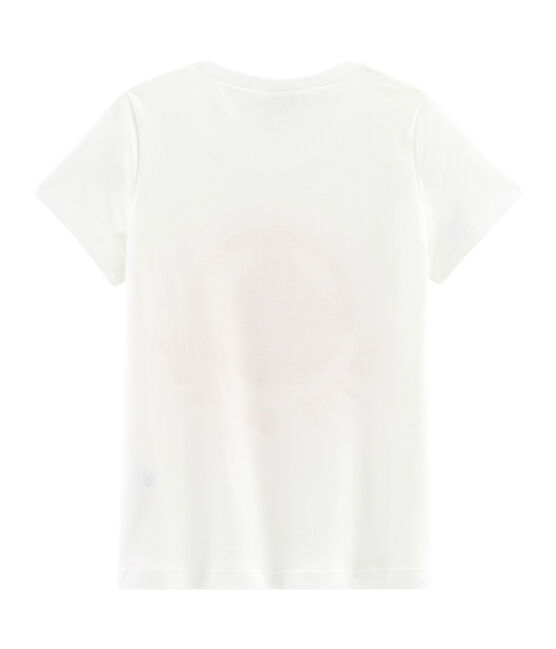 T-shirt logo bambino bianco MARSHMALLOW