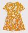 Abito manica corta bambina giallo BOUDOR/ MULTICO