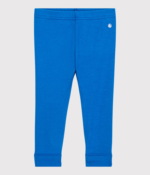Leggins in cotone beb&egrave;. blu