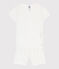 Pigiama corto a pois in cotone bambina MARSHMALLOW/ BOB
