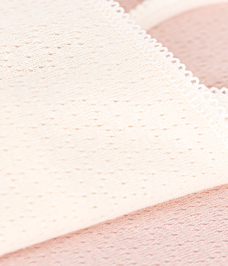 Confezione da 2 canottiere con spalline in cotone traforato donna multicolore