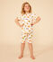 Pigiama short fantasia in cotone bambino bianco AVALANCHE/ MULTICO