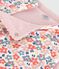 Cardigan senza maniche double face in cotone con stampa neonato bianco MARSHMALLOW/rosa JOLI