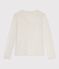 T-shirt a maniche lunghe in cotone tinta unita donna MONTELIMAR CHINE