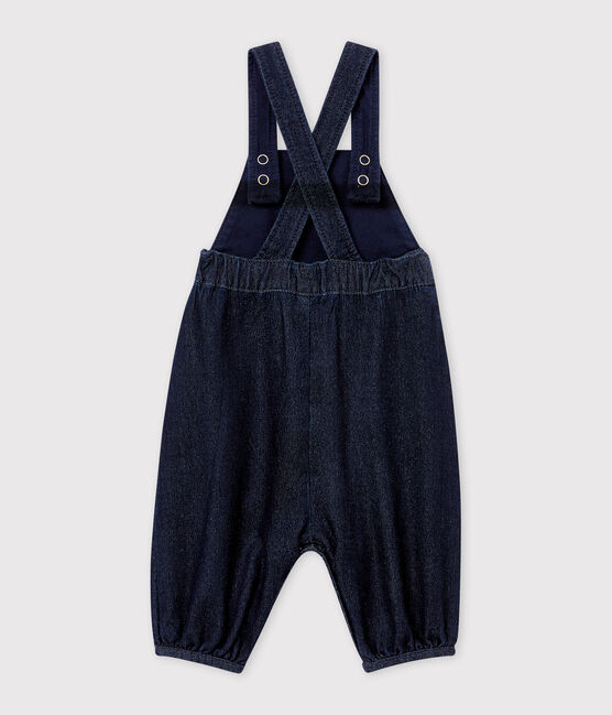 Salopette in denim per bebé femmina blu DENIM BLEU FONCE