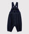 Salopette in denim per bebé femmina blu DENIM BLEU FONCE
