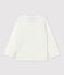 Cardigan per bebè in cotone bianco MARSHMALLOW
