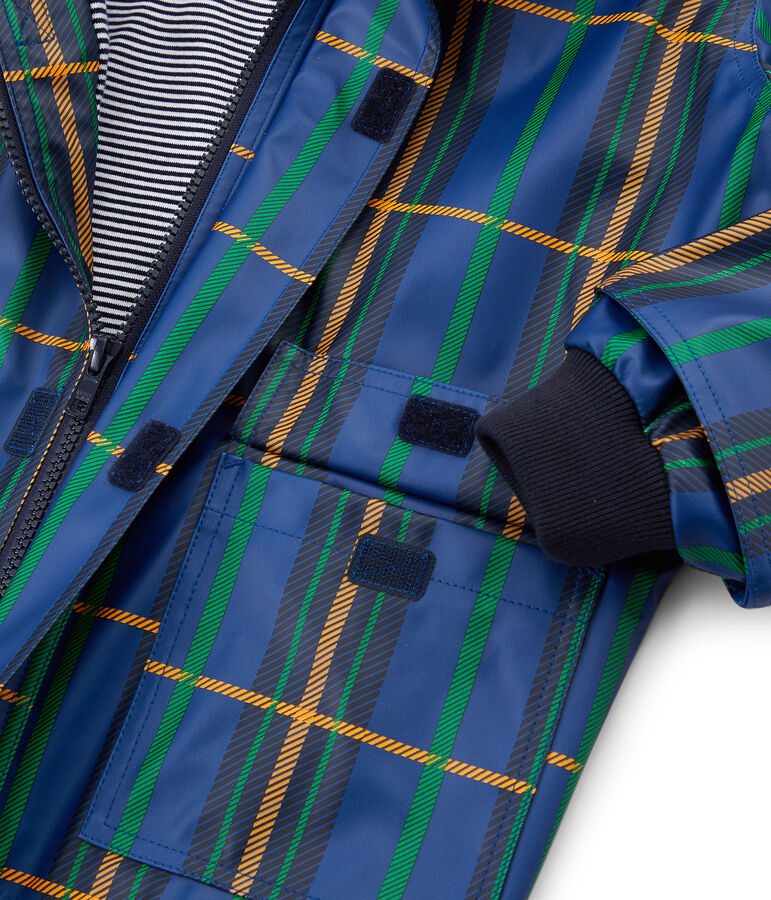 Cerata bambino unisex a scacchi blu/multicolore