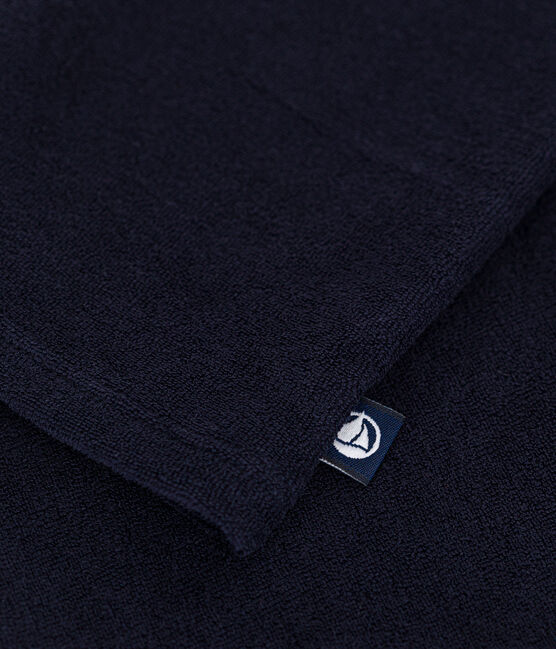 Canotta donna in spugna di cotone blu SMOKING