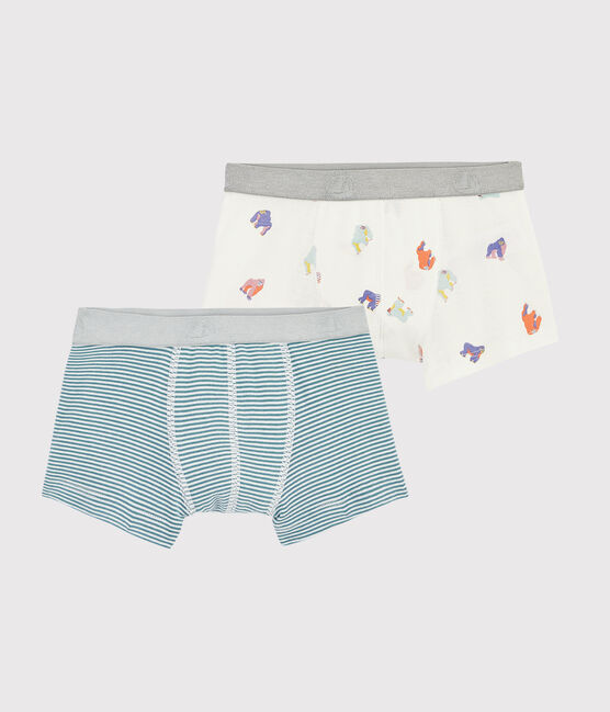 Confezione da 2 boxer fantasia scimmia bambino variante 1
