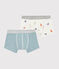 Confezione da 2 boxer fantasia scimmia bambino variante 1