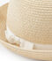 Cappello di paglia bambina rosa NATUREL