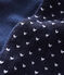 Sciarpa bebè unisex foderata in pile blu SMOKING/bianco MARSHMALLOW