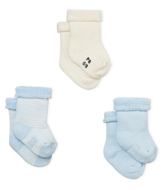 Lotto di tre paia di calzine per bebé unisex variante 3
