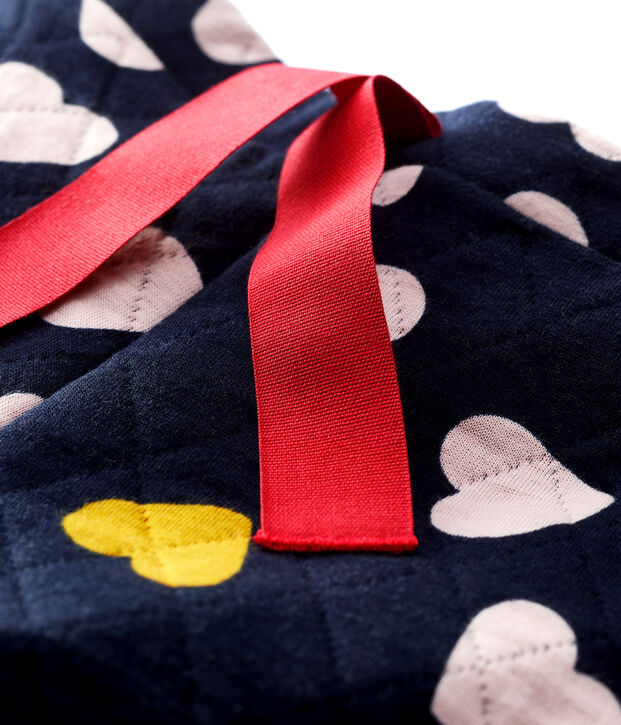 Pantalone trapuntato beb&egrave;. blu/multicolore