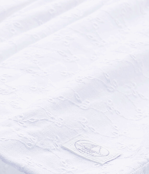 Abito per beb&eacute; femmina in sangallo bianco