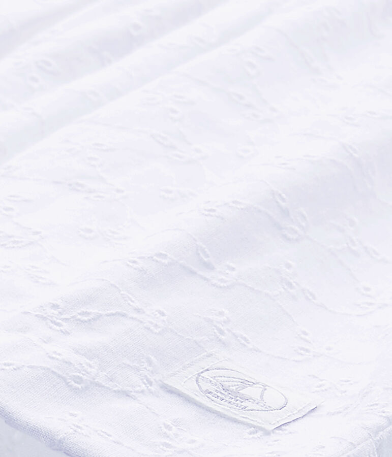 Abito per beb&eacute; femmina in sangallo bianco