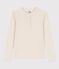 T-shirt scollo serafino donna beige MONTELIMAR CHINE