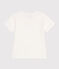 T-shirt a maniche corte in cotone con stampa bambino unisex bianco MARSHMALLOW