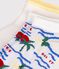 2 paia di calzini in cotone con palme stampate bambino multicolore