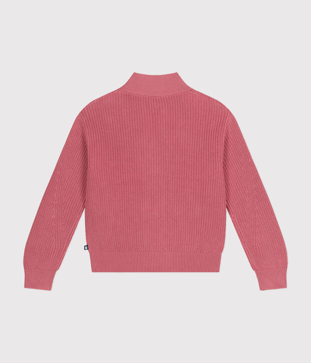 Cardigan in cotone donna rosa