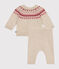 Set 2 pezzi in maglia neonato rosa AVALANCHE/ ROSEWOOD