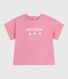 T-shirt a maniche lunghe in cotone con gatton stampato neonata