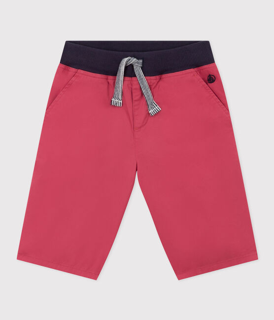 Bermuda in serge di cotone bambino rosa PAPI