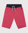 Bermuda in serge di cotone bambino rosa PAPI