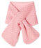 Sciarpa bebè unisex foderata in pile rosa CHARME/bianco MARSHMALLOW