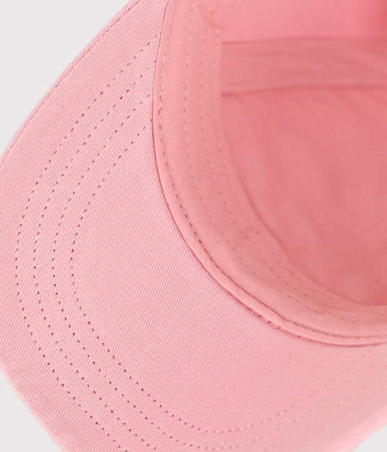 Berretto Petit Bateau in cotone neonata rosa CHARME