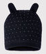 Cappellino bebè unisex foderato in pile