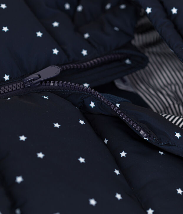 Piumino bambino unisex blu/ecru