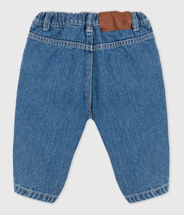 Jeans beb&egrave; in denim 100% eco-friendly blu