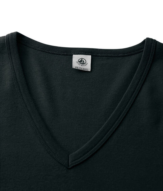 T-shirt manica lunga iconica donna nero NOIR