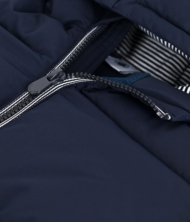 Piumino tinta unita bambino blu