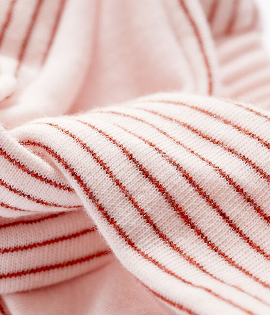 Fascia a righe bebè femmina rosa FLEUR/rosa COPPER