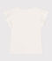 T-shirt bambina in cotone bianco MARSHMALLOW