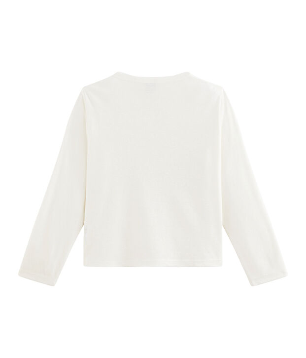 Cardigan bambina bianco